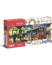 Πανοραμικό παζλ Clementoni 1000 κομμάτια - Πνεύμα Χριστουγέννων