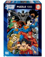 Παζλ Educa 1000 κομμάτια  - DC Comics:Σύνδεσμος Δικαιοσύνης -1