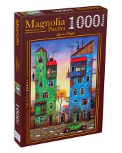 Παζλ Magnolia 1000 κομμάτια - Πολύχρωμα κτίρια -1