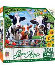 Παζλ Master Pieces 300 XXL κομμάτια - Περίεργες αγελάδες  -1