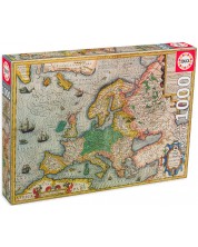 Παζλ  Educa  1000 τεμαχίων -Ένας χάρτης της Ευρώπης