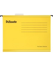 Φάκελοι αρχείων Esselte Pendaflex - σε σχήμα V, χωρίς μηχανή, κίτρινο -1