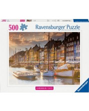 Παζλ Ravensburger  500 κομμάτια  - Ηλιοβασίλεμα στην Κοπεγχάγη -1