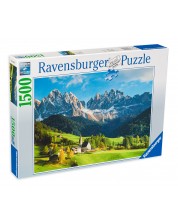 Παζλ Ravensburger  1500 κομμάτια  -Θέα στους Δολομίτες