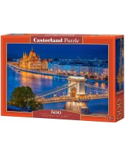 Παζλ Castorland 500 κομμάτια - Βουδαπέστη τη νύχτα