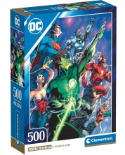 Παζλ Clementoni 500 κομμάτια - Οι ήρωες DC Comics -1