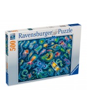 Παζλ Ravensburger 500 τεμαχίων- Πολύχρωμα υποβρύχια είδη