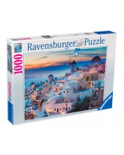 Παζλ Ravensburger 1000 κομμάτια - Βράδυ στη Σαντορίνη 