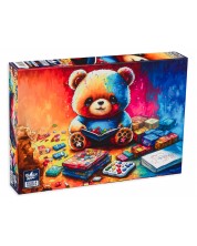 Παζλ Black Sea 1000 κομμάτια - Η παιχνιδιάρικη αρκούδα -1