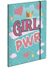 Φάκελος με λάστιχο S. Cool - Girl Pwr -1