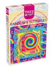 Παζλ Yazz Puzzle 1023 κομμάτια - Ουράνιο τόξο και πεταλούδες -1