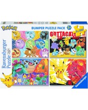 Παζλ  Ravensburger 4 x 100 κομμάτια  - Pokemon -1