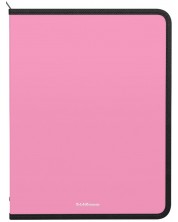Φάκελος με φερμουάρ   Erich Krause - Matt Pastel, A4, ροζ