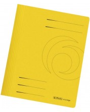 Φάκελος με έλασμα Herlitz -κίτρινος -1