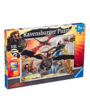 Παζλ Ravensburger 150 XXL κομμάτια - Πως να εκπαιδεύσετε τον δράκο σας -1