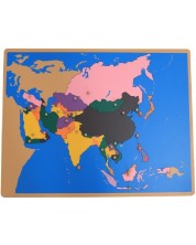 Παζλ Μοντεσσόρι Smart Baby - Χάρτης της Ασίας, 34 μέρη