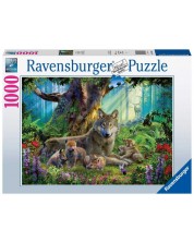 Παζλ Ravensburger από 1000 κομμάτια - Δασικό ειδύλλιο