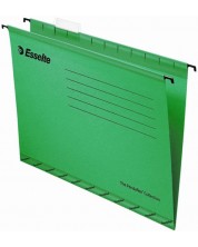 Φάκελοι αρχείων Esselte Pendaflex - σε σχήμα V, μη κατεργασμένοι, πράσινοι -1