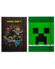 Φάκελος με λαστιχάκι Panini Minecraft - A4, ποικιλία