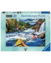 Παζλ Ravensburger 1000 κομμάτια - Καγιάκ σε ορμητικά νερά