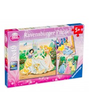 Παζλ Ravensburger  3 x 49 κομμάτια - Διασκέδαση με τις πριγκίπισσες της Disney