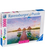 Παζλ Ravensburger από 1000 μέρη -Όμορφο νησί