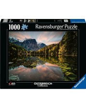 Παζλ Ravensburger 1000 κομμάτια - Το φυσικό κόσμημα: Λίμνη Piburg -1