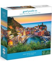 Παζλ Good Puzzle 1000 κομμάτια - Ηλιοβασίλεμα στο Cinque Terre -1