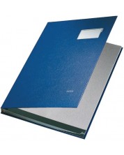 Φάκελος υπογραφής Leitz - 10 θήκες,μπλε