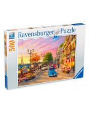 Παζλ Ravensburger 500 κομμάτια - Βράδυ στο  Παρίσι  -1