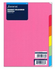 Διοργανωτής πλήρωσης Filofax A5 - Δείκτες, έντονα χρώματα