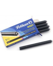 Ανταλλακτικό στυλό Pelikan- μακρύ, 5 τεμάχια, μαύρο