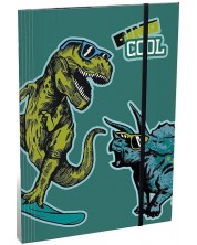 Φάκελος με λάστιχο  Lizzy Card - Dino Cool