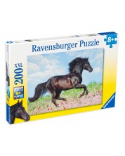 Παζλ Ravensburger 200 XXL κομμάτια - Μαύρο άλογο
