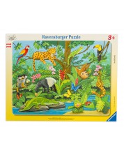 Παζλ Ravensburger 11 κομμάτια - Τροπικά ζώα
