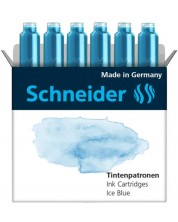 Κασέτες πένας Schneider - Παγωμένο, 6 τεμάχια -1
