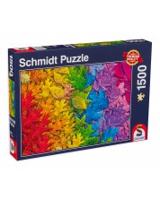 Παζλ Schmidt από 1500 κομμάτια - Colorful Leaves