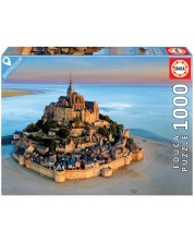 Παζλ Educa 1000 κομμάτια - Mont Saint Michel -1