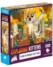 Παζλ Exploding Kittens 1000 κομμάτια-Αποκάλυψη της γάτας
