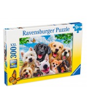 Παζλ Ravensburger 300 XXL κομμάτια - Ευτυχισμένα σκυλάκια