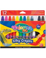 Κηρομπογιές BIC - Kids Wax, 12 χρώματα -1
