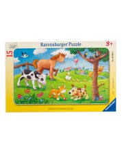 Παζλ Ravensburger 15 κομμάτια - Χαριτωμένοι φίλοι ζώων -1