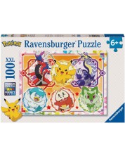 Παζλ Ravensburger 100 XXL κομμάτια - Pokémon: Θρύλοι Scarlet και Violet -1