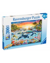 Παζλ Ravensburger 200 XXL κομμάτια - Ένας παράδεισος στον ωκεανό 