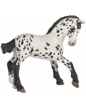 Φιγούρα Papo Horses, foals and ponies – Άλογο, ράτσας Apaluza, μαύρο -1