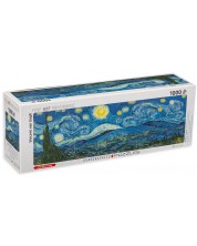 Πανοραμικό παζλ Eurographics 1000 κομμάτια - Η  Έναστρη Νύχτα, Vincent van Gogh -1