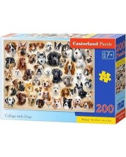 Παζλ Castorland από 2000 κομμάτια - Κολάζ με σκύλους