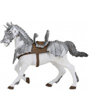 Φιγούρα Papo The Medieval Era – Το άλογο του ιππότη με πανοπλία -1