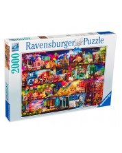 Παζλ Ravensburger 2000 κομμάτια - Ο κόσμος των βιβλίων 