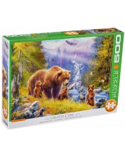 Παζλ Eurographics από 500 XXL κομμάτια - Οικογένεια αρκούδων